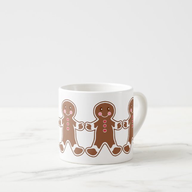 Gingerbreadpojke Mugg Espressomugg (Framsida höger)