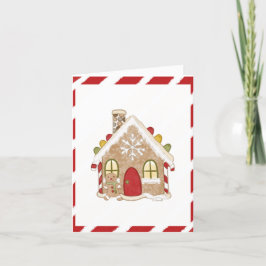 Gingerbreadshus Helgkort