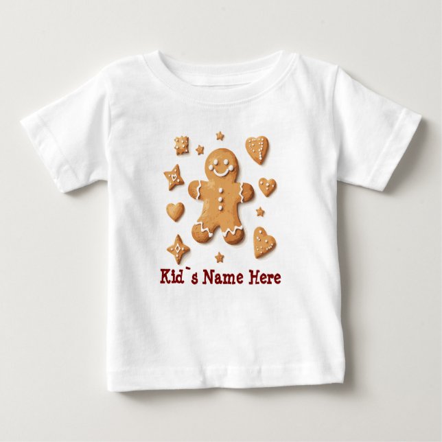 Gingerbringginger man christmas nytt år t shirt (Framsida)