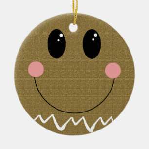 Gingerbröd Ansikte Personlig Ornament