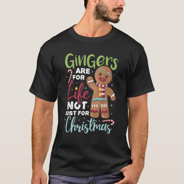 Gingerbröd är för livet inte bara för t shirt (Framsida)