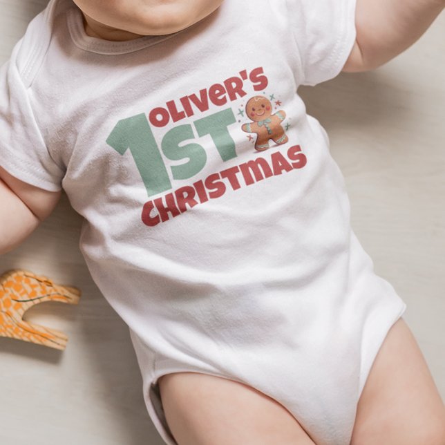 Gingerbröd Baby Första julen T Shirt (Skapare uppladdad)