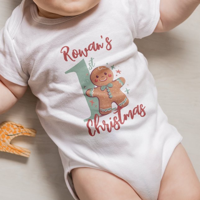 Gingerbröd Baby Första julen T Shirt (Skapare uppladdad)