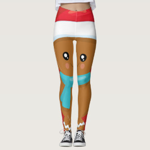 Gingerbröd Boy Cookie Leggings