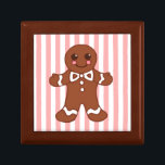 Gingerbröd Boy Gift Box Minnesask<br><div class="desc">Designerna kommer från originalillustrationer.</div>