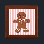 Gingerbröd Boy Gift Box Minnesask<br><div class="desc">Designerna kommer från originalillustrationer.</div>
