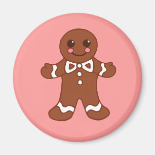 Gingerbröd Boy-julmagnet Magnet