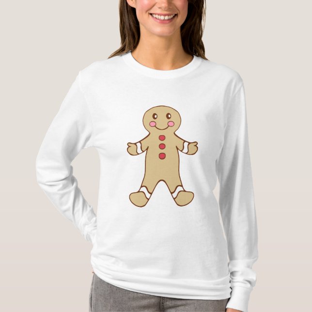 Gingerbröd Boy T-Shirt (Framsida)
