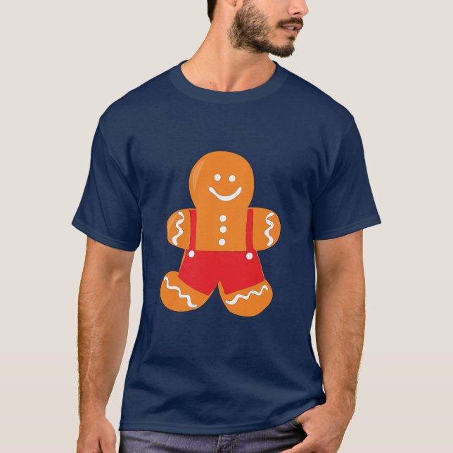 Gingerbröd Boy T Shirt (Framsida)