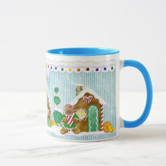 Gingerbröd byar Cottages in People Coffee Kopp