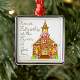 Gingerbröd Church Sweet Fellowship jul Julgransprydnad Metall
