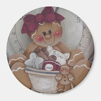 Gingerbröd Cookie Baker Magnet