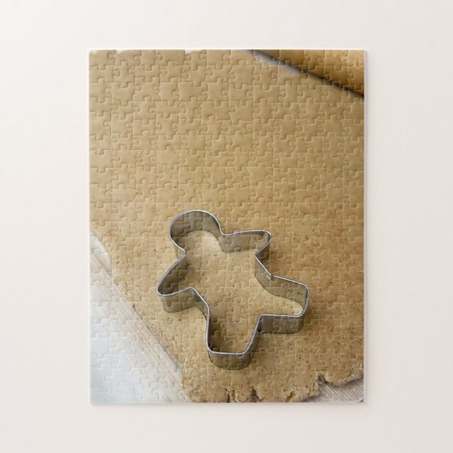 Gingerbröd Cookie Cutter Food Pussel (Vertikal)