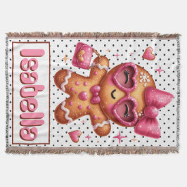 Gingerbröd Cookie Filt