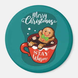 Gingerbröd Cookie Imán Magnet