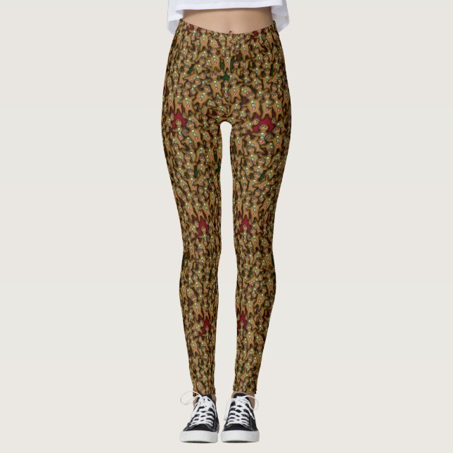 Gingerbröd Cookie Leggings (Framsida)