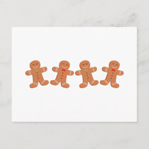 Gingerbröd Cookies Gräns Vykort