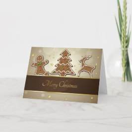 Gingerbröd Cookies Helgkort