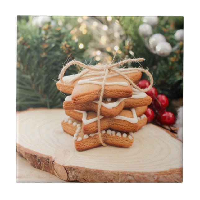 Gingerbröd Cookies Kakelplatta (Framsidan)