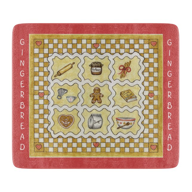 Gingerbröd Cookies Kitchen Gift (Framsidan)