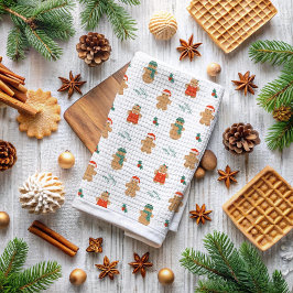 Gingerbröd Cookies Kökshandduk