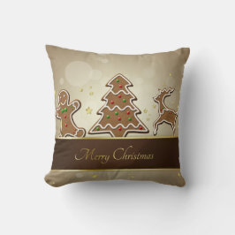 Gingerbröd Cookies Kudde