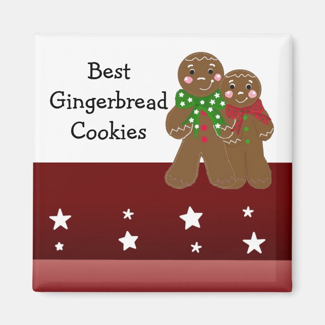 Gingerbröd Cookies Magnet (Framsidan)