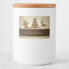 Gingerbröd Cookies Mat Etiketter