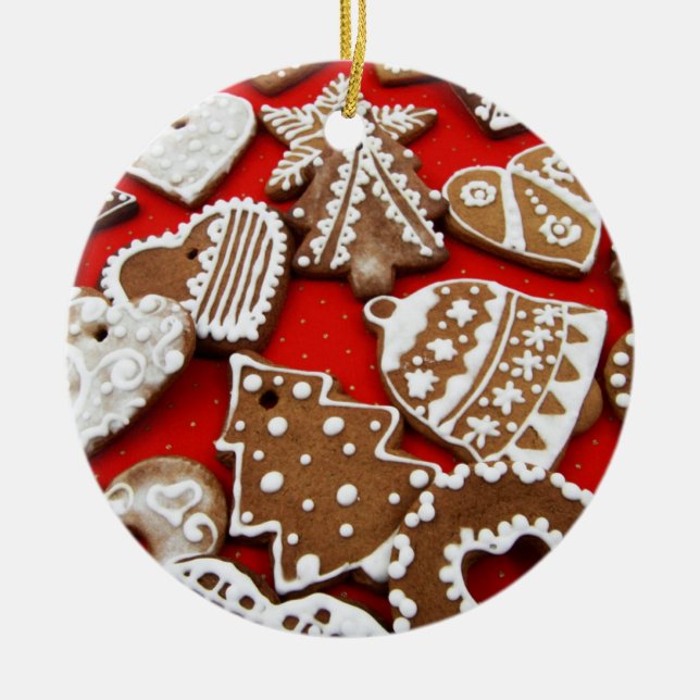 Gingerbröd Cookies Ornament (Framsidan)
