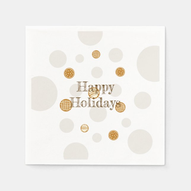 Gingerbröd Cookies Pappersservett (Framsidan)