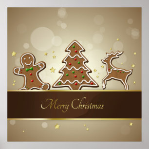 Gingerbröd Cookies Poster
