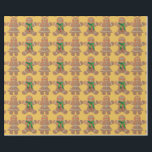 Gingerbröd Cookies Presentpapper<br><div class="desc">Den här söta festen med pappra kakor som innehåller en gignod från mönster kommer att få dina julklappar att framträda helt och hållet.</div>