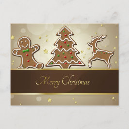 Gingerbröd Cookies Vykort