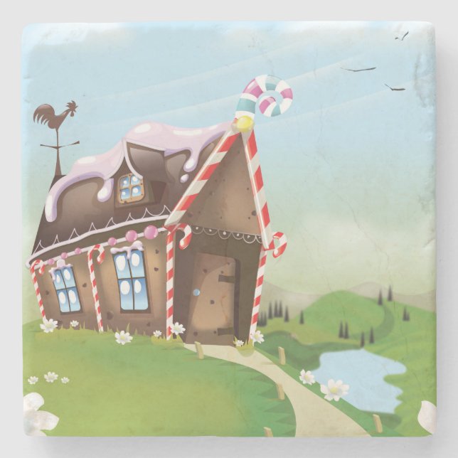 Gingerbröd dekorativ kudde stenunderlägg (Framsidan)