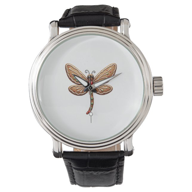 Gingerbröd Dragonfly Armbandsur (Framsida)