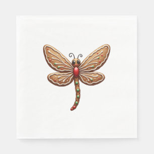 Gingerbröd Dragonfly Pappersservett