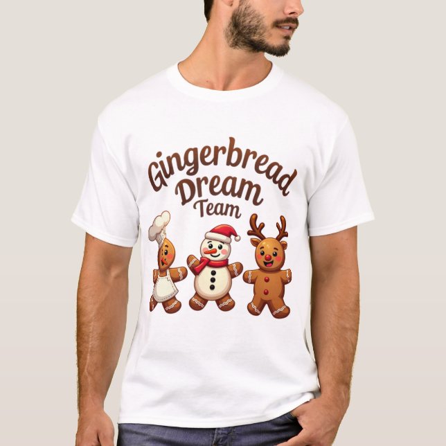 Gingerbröd Dream Team T Shirt (Framsida)