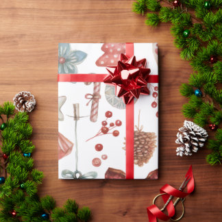 Gingerbröd Dreams Wrapping Papper Presentpapper