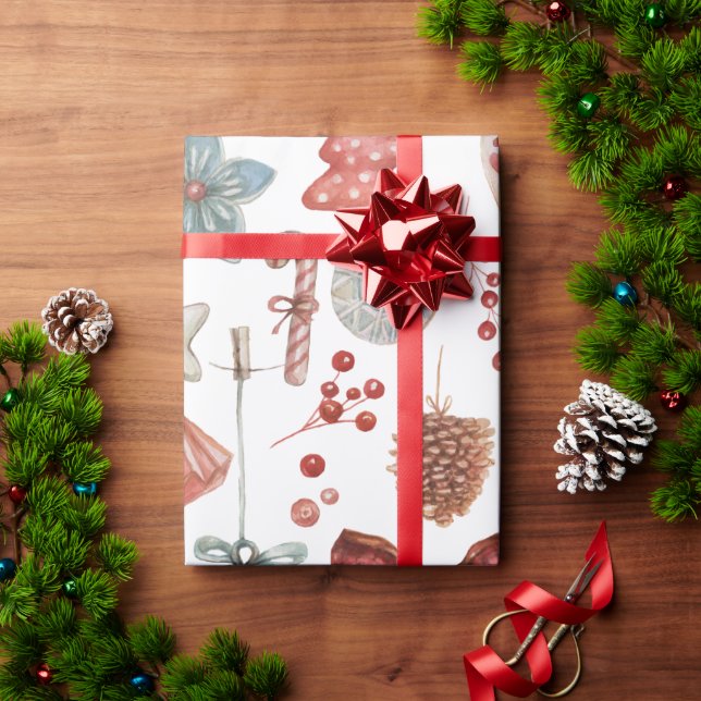 Gingerbröd Dreams Wrapping Papper Presentpapper (Julgåva)