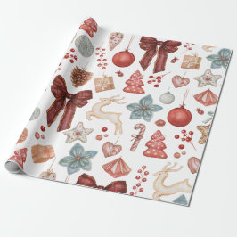 Gingerbröd Dreams Wrapping Papper Presentpapper