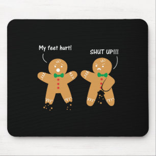 Gingerbröd Feet Ontr Sarkastic Cookie Roligt Chris Musmatta