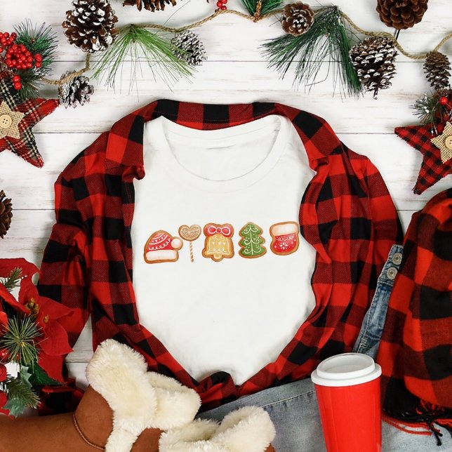 Gingerbröd Festive Trendig jul T Shirt (Skapare uppladdad)