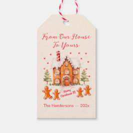 Gingerbröd från vår kammare jul presentetikett