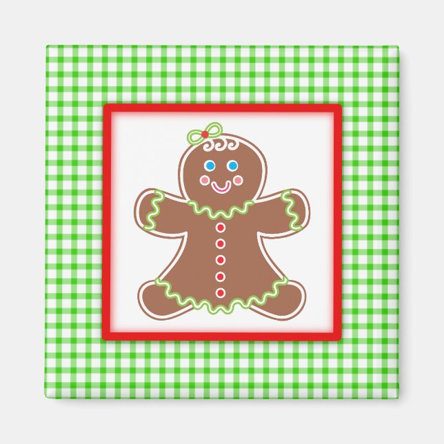 Gingerbröd Friends Girl Magnet (Framsidan)