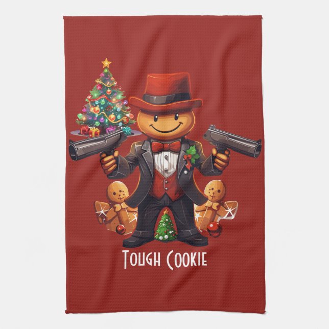 Gingerbröd Gangster Kökshandduk (Vertikal)