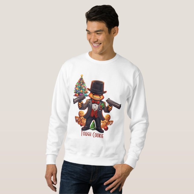 Gingerbröd Gangster Lång Ärmad Tröja (Hel framsida)