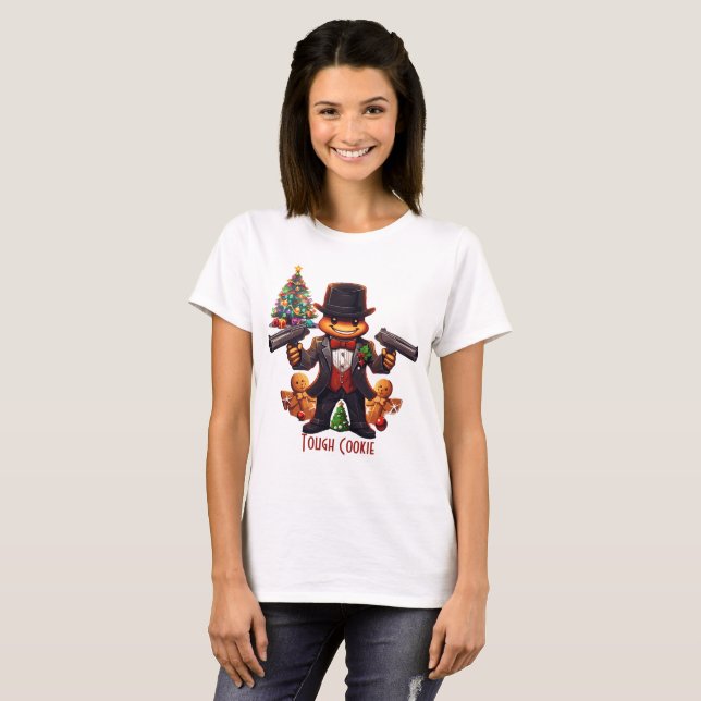 Gingerbröd Gangster T Shirt (Hel framsida)