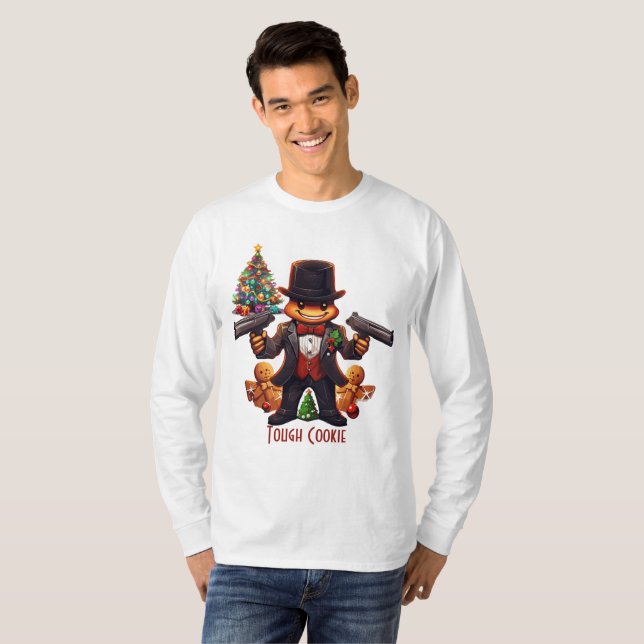 Gingerbröd Gangster T Shirt (Hel framsida)