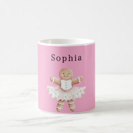 Gingerbröd Girl Ballerina Ballet Kaffemugg