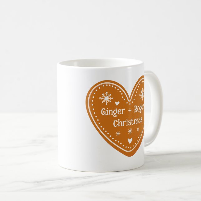 Gingerbröd Heart-julgåva Kaffemugg (Framsida höger)